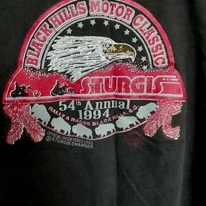 1994 54th annual Black Hills Sturgis Motorcycle Rally children's t-shirt EUC